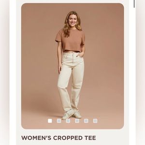 Nuuds Clay Cropped Tee